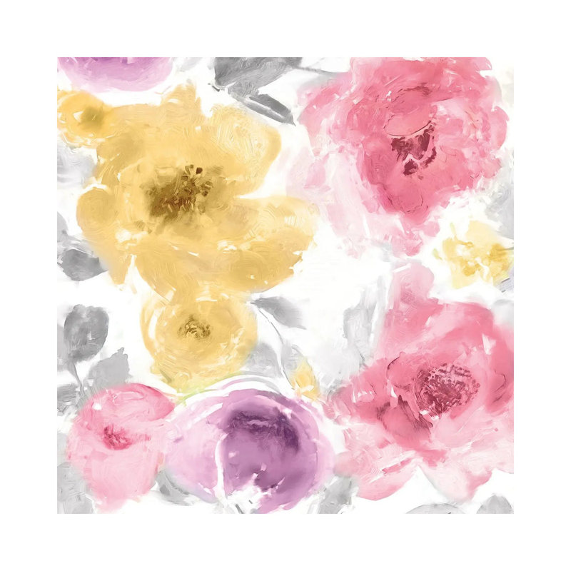 Springtime Bloom VII by Kelsey Morris - Wrapped Canvas Painting, 30.48 cm H x 30.48 cm W