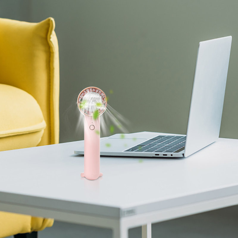 Ventilateur à main kbndieu. Mini ventilateur portatif Coolin. Ventilateur portable portatif USB, Pink