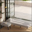 Chaise longue 3 en 1 pliable en lin avec dossier réglable, repose-pieds et coussin amovible, fauteuil convertible pour les petits espaces-1036719860