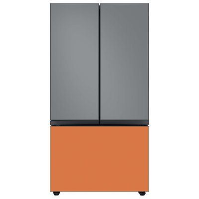 Samsung Bespoke 30 cu. ft. 3-door Refrigerator with Beverage Center and Custom Panels Included