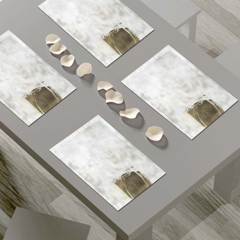 Napperon abstrait en polyester