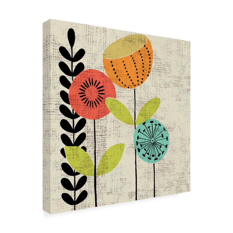 Reproduction d’art sur toile tendue, "ADAS Garden II" par Chariklia, H 24 po x l 24 po x P 2 po