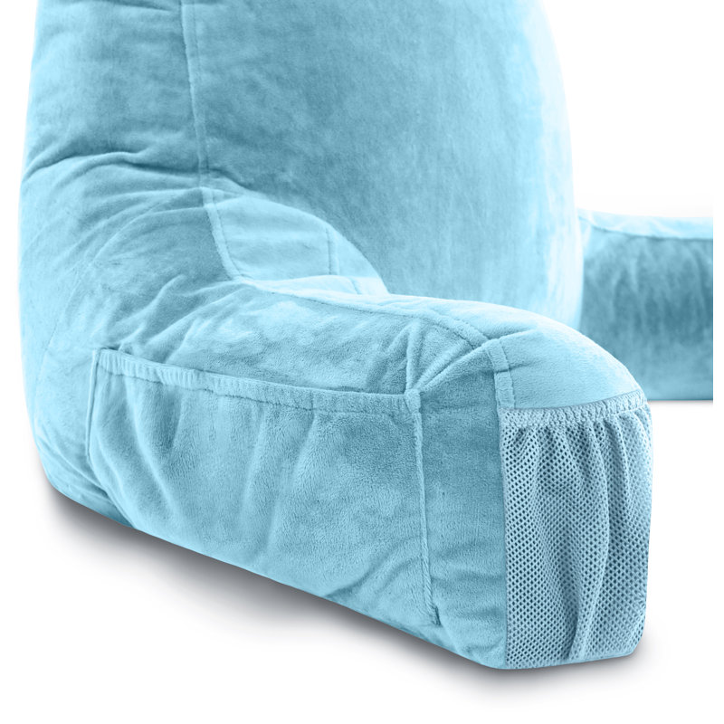  Housse et insert de coussin de lecture, Bleu Caroline