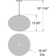 Seeger 3 - Light Brushed Steel Pendant