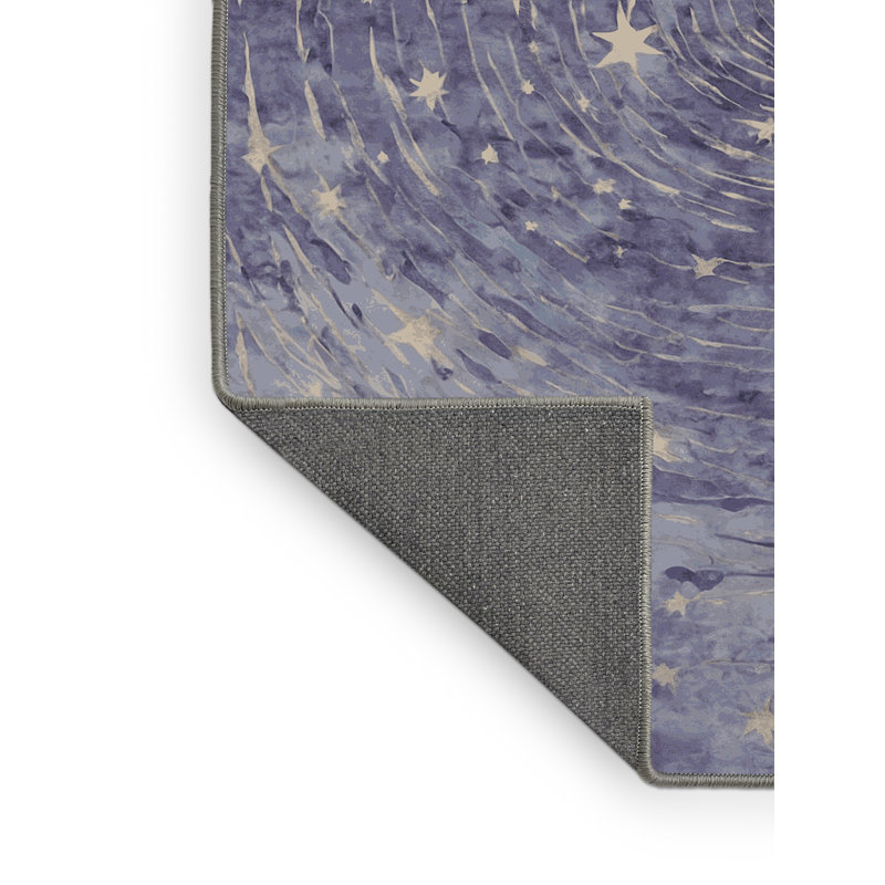 Tapis gris soyeux et moelleux, Rectangle 7 pi x 10 pi