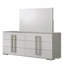 Miroir d'appoint contemporain avec cadre en bois