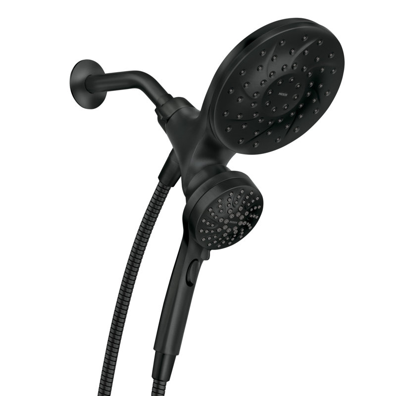 Pomme de douche à main à six fonctions de 6,5 pouces Engage avec système d'amarrage magnétique Magnetix