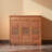 Solid wood furniture storage shoe cabinet
