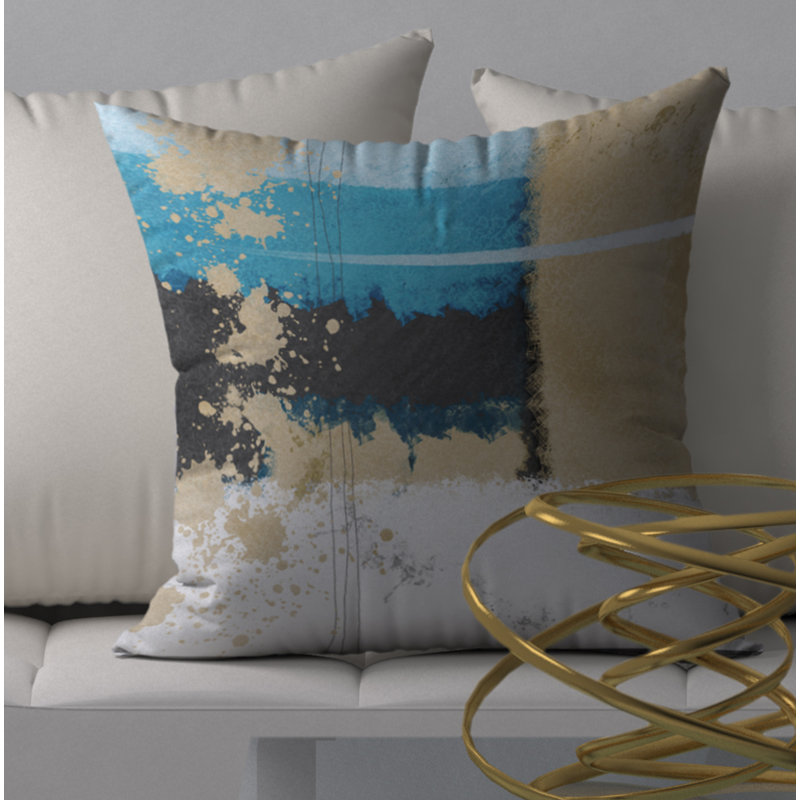 Reversible Throw Pillow, 24" x 24"