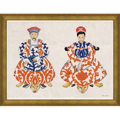 Silk Scroll Framed by Dana Gibson