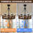 30-In 6-Light Traditional Farmhouse Candle Fandelier Ceiling Fan with Lights with Remote Control-577277408