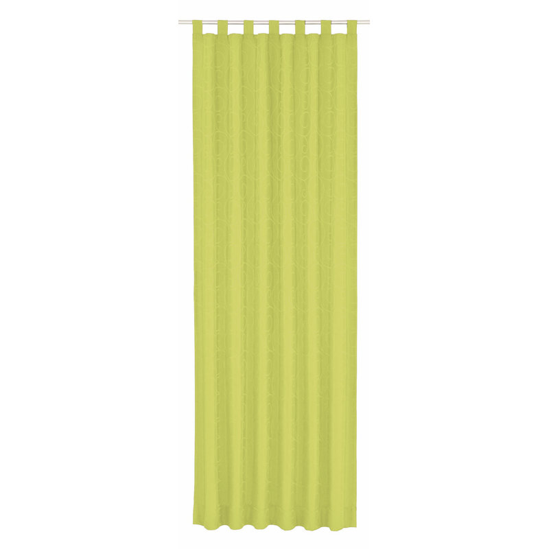 Coursey Room Darkening Curtain Single Panel, 132cm Width x 245cm Drop, Green