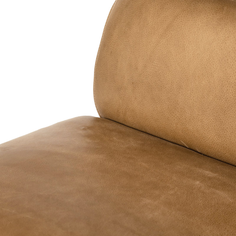 Kiano Upholstered Dining Chair, Palermo Drift Genuine Leather