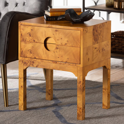 Table de chevet 2 tiroirs Eishah