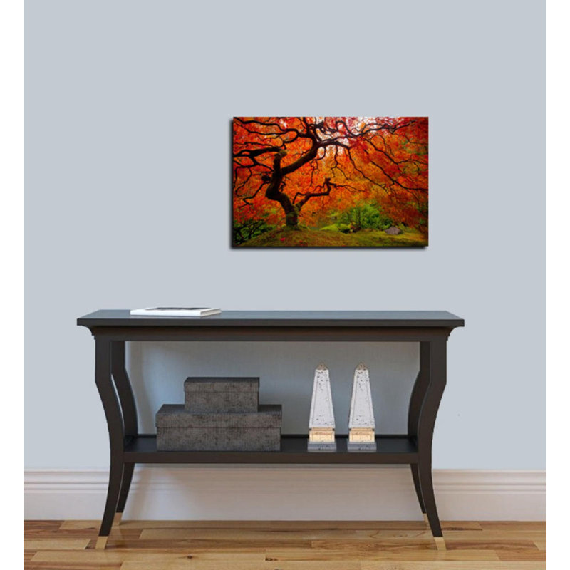 «Tree Fire» par Darren White, art mural sur toile, H 26 po x l 40 po x P 1,25 po