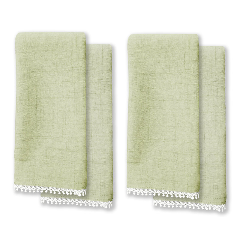 Lenox French Perle Solid Napkins, Pistachio