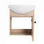 Wall Mounting Bathroom Vanity With Ceramic Sink