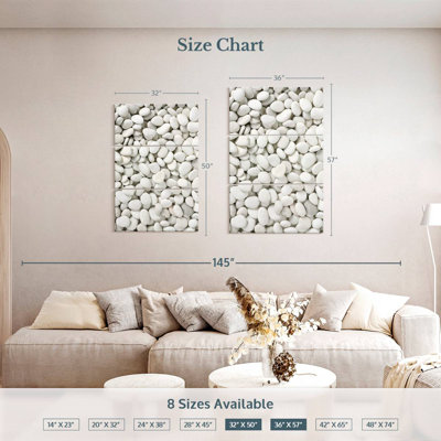 Alvord Clean White Pebbles