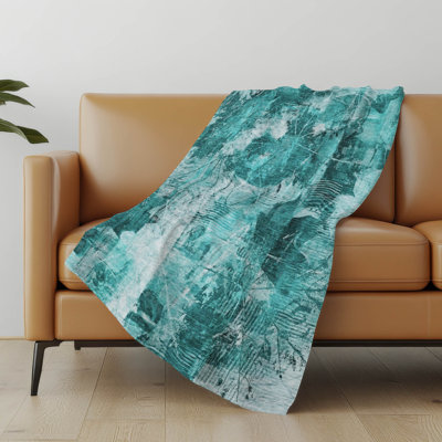 Jeté en sherpa floral Addison