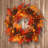 24 in. Maple Wreath with Clear Lights