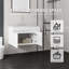 Meuble-lavabo flottant avec comptoir en marbre de culture et portes à fermeture en douceur-1787532348