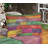 Ambesonne Abstract Fitted Sheet & Pillow Sham , Multicolor-106791841
