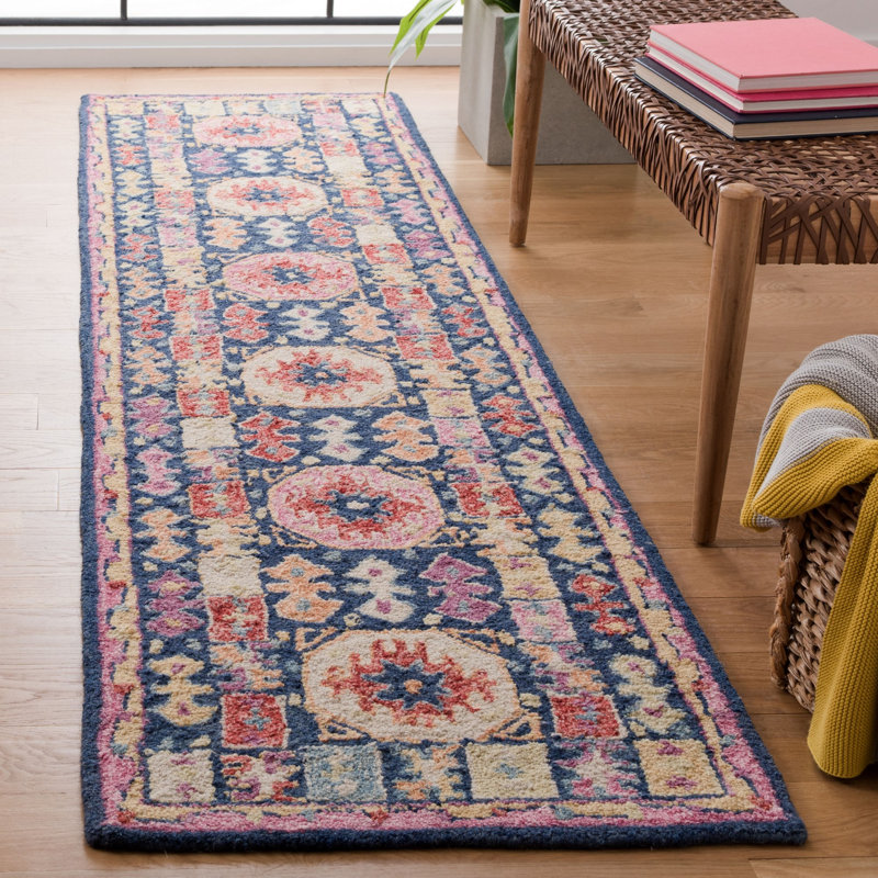 Ivanhoe Hand Tufted Wool Southwestern Rug, Runner 2'3" x 9'
