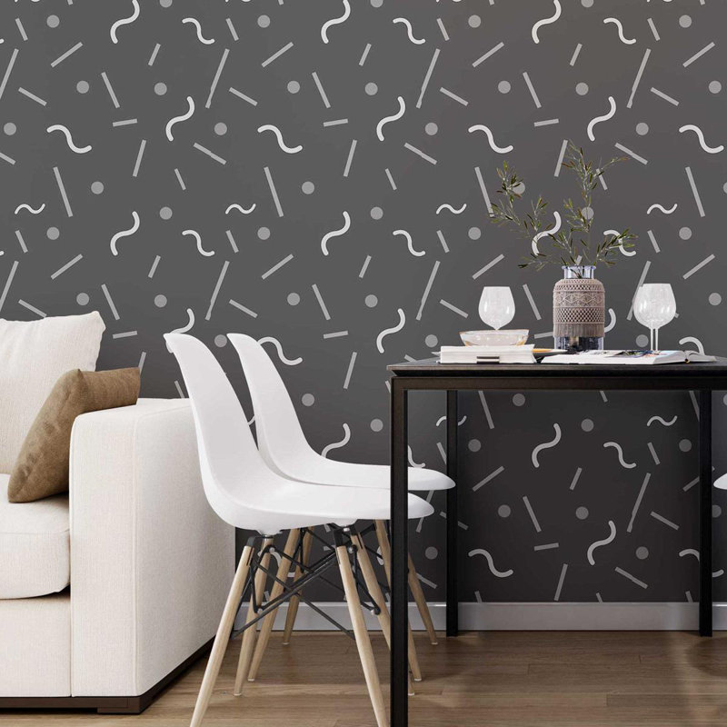 Rouleau de papier peint adhésif lisse L 8,5 pi x l 24 po Aribella