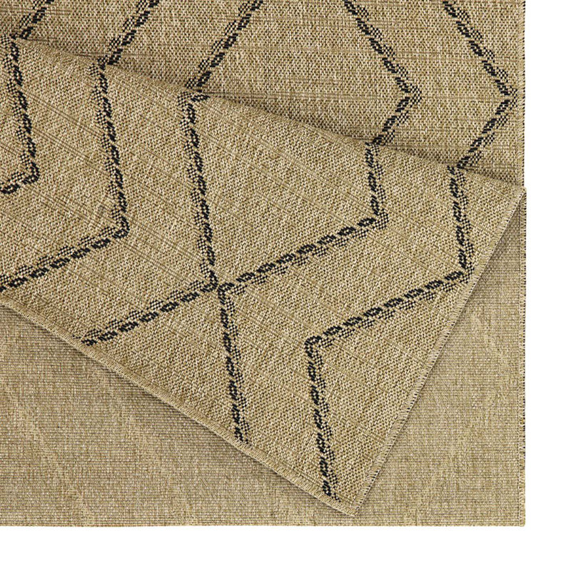 Diamond Motifs Indoor/Outdoor Area Rug, Runner 2'7" x 7'3"