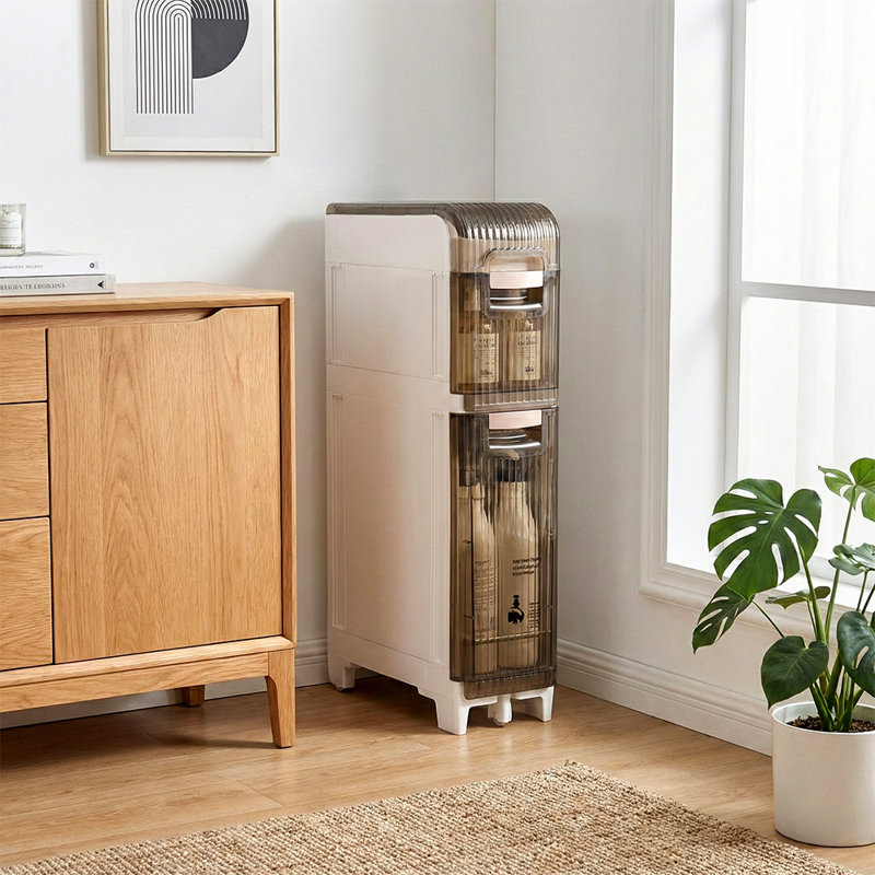 Plastic / Acrylic Freestanding Bathroom Cabinet