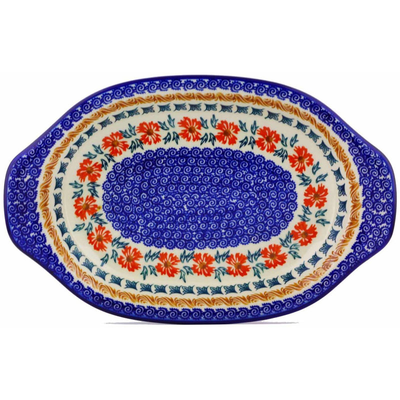 Polish Pottery Stoneware Platter