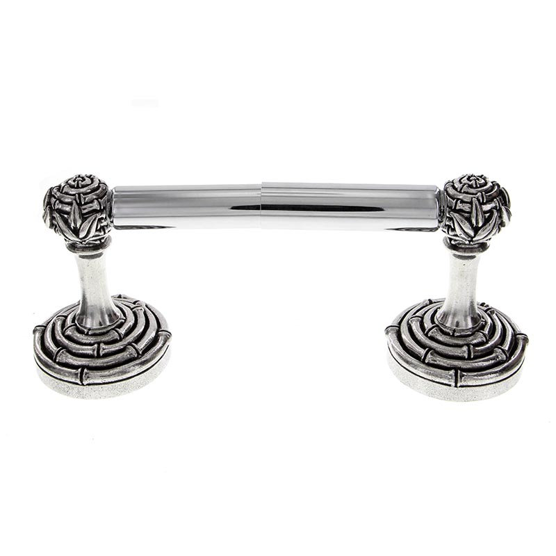 Palmaria Spring Wall Mount Toilet Paper Holder, Vintage Pewter