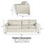 Calian 3-Seater Polyester Fabric Couch-135335797