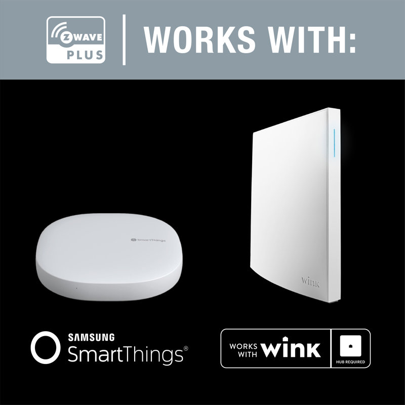 Single Cylinder Smart Deadbolt Z-Wave Technology, Venetian Bronze