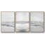 Ensemble de 3 pièces encadrées sur toile «Gentle Tides II»-97793104-97793101