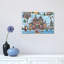 «Christmas Gingerbread Inn and Cafe» par Cheryl Bartley, impression sur toile tendue-55901734