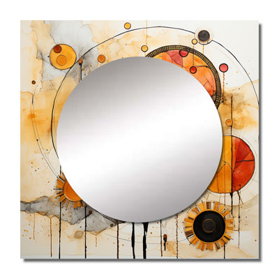 Kedwin - Modern Geometric Square Mirror Wall Art For Bathroom
