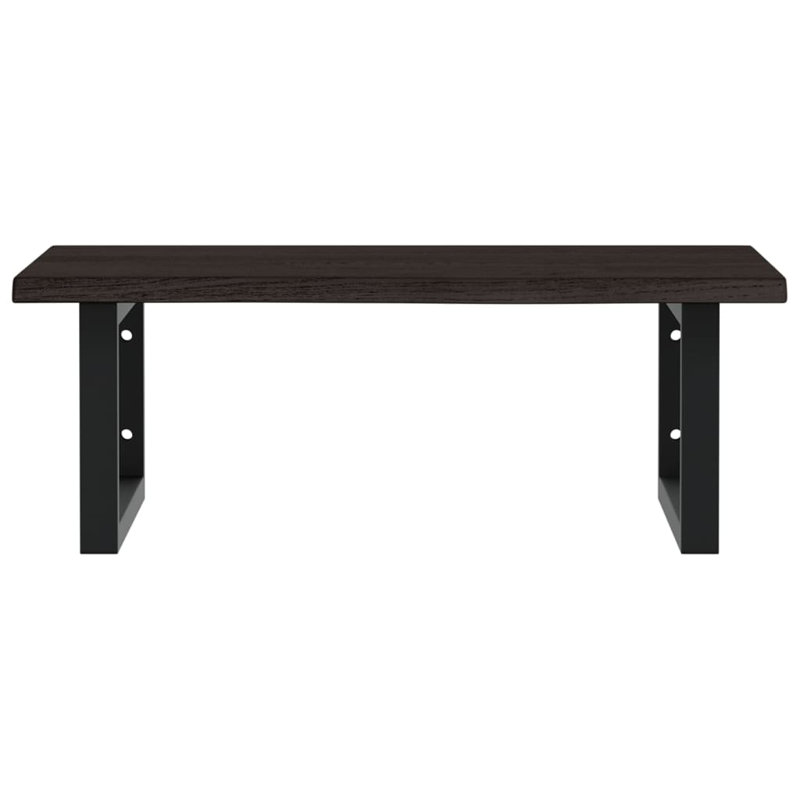 Ariceli 60cm Solid Wood Bathroom Vanity Top, Black