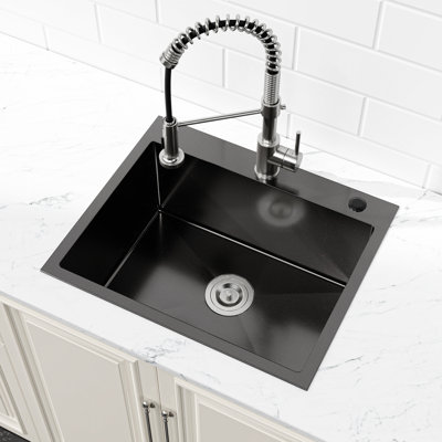 Stainless Steel Sink 23"X19" - Sound Dampening And Absorbing Features For A Quiet Dry 23X19 Undermount Workstation Keep Your Kitchen Organized Functional
