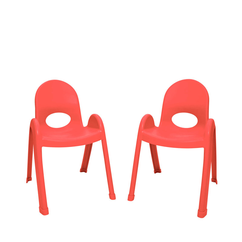 Chaise pour enfant Value Stack, Rouge, 13", 2