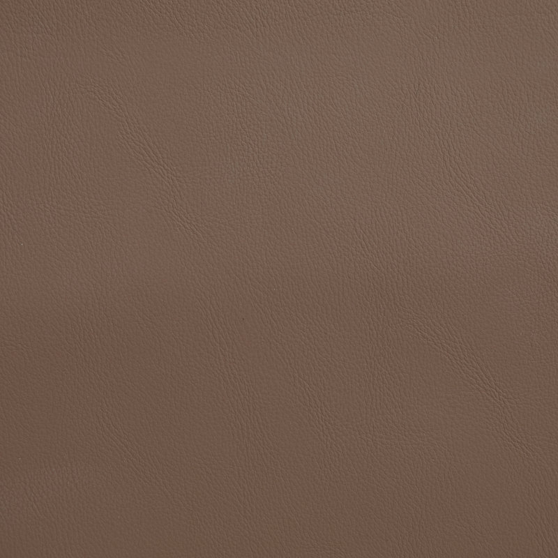 Tabouret Riccio, Naturel, Brossé, Cuir végétalien brun