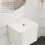 Base de meuble-lavabo mural simple 24 po seulement, conception épurée et bords arrondis-134587064