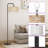 68" Arched/arc Rattan Floor Lamp With Bulb And Remote Control-774290053