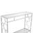 Brunellesco 40.16'' Glass Top Console Table