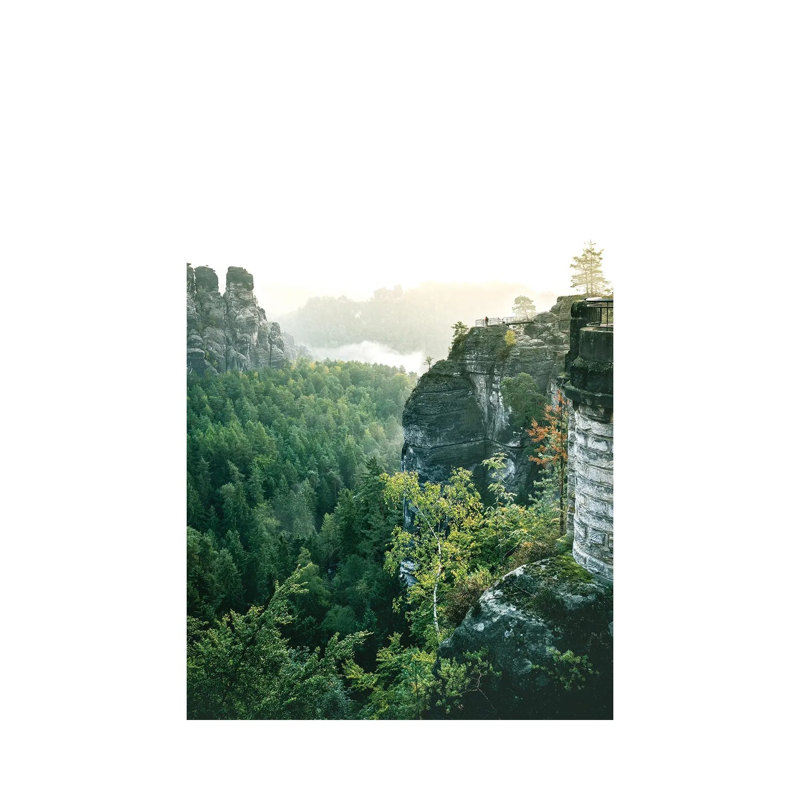 Sandstone Sunrise by Fabian Fortmann - Wrapped Canvas Print, 20.32 cm H x 30.48 cm W