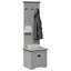 Hallway Cabinet With Hooks BODO 50X40x157 Cm-1649788461