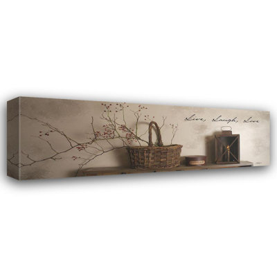 Lark Manor™ Jacobs, Billy Gallery Wrapped Canvas Art Titled: Live Laugh Love