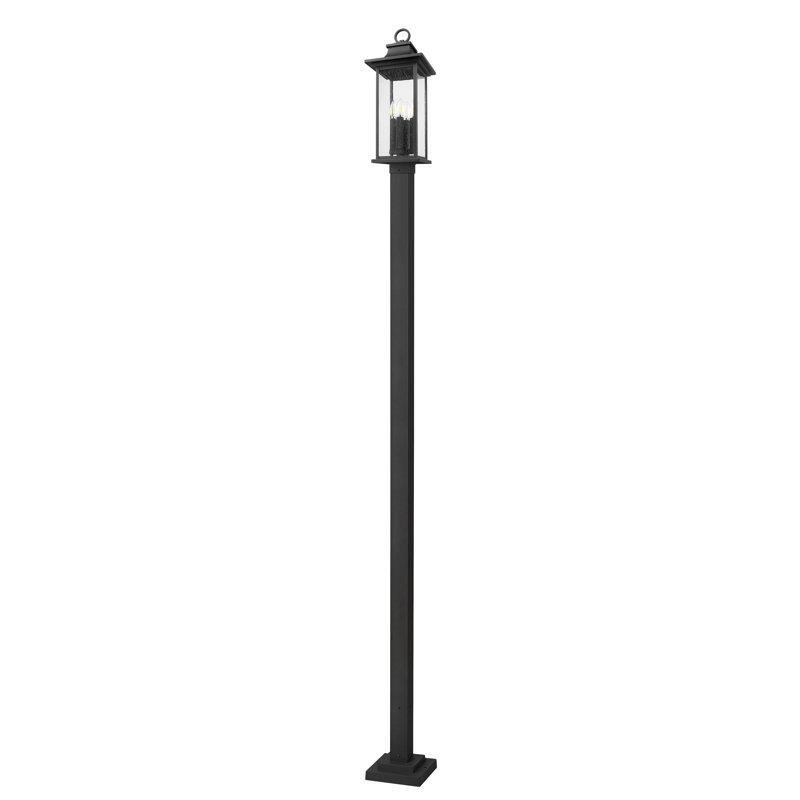 Luminaire d'extérieur sur pied 4 lumières Olvera