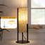 Lampe de table verticale en métal 22 po H 22 po pour salon, lampe de chevet pour chambre à coucher, lampe DEL