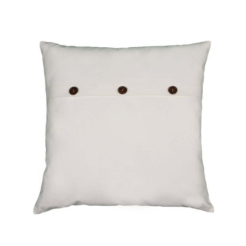 Jaali Pillow Cover 20x20 Inch, Off White;Blue;Brown